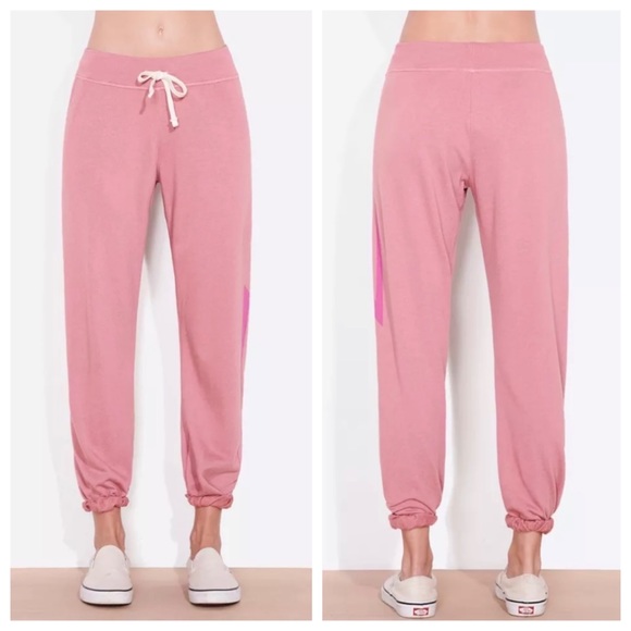 SUNDRY Bolt Basic Sweatpants in Faded Rose (Pink) - NWT - Picture 2 of 3